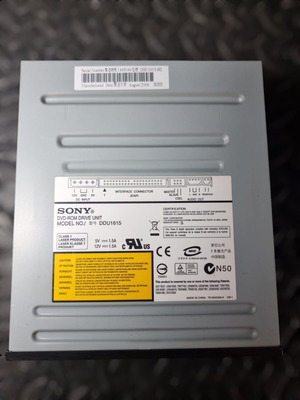 Sony DVD-ROM Drive Model DDU1621 IDE like new, black
