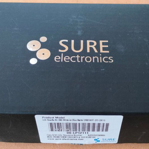 LCD Display 16x2 with USB/UART new, model DE-LP12111