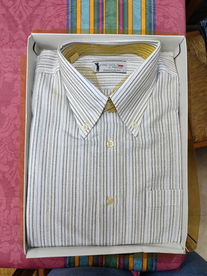 Pre Golf MEN by Prentzas shirt new, white multicolor size L