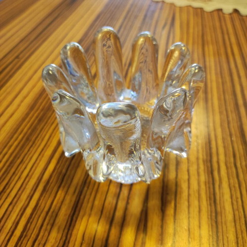 Costa Boda crystal candlestick like new