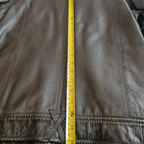 Aviatrix leather jacket used, brown, size S/M
