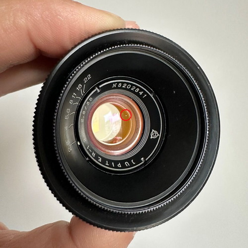 LZOS Jupiter-12 35mm f/2.8 LTM/L39 mount black lens like new