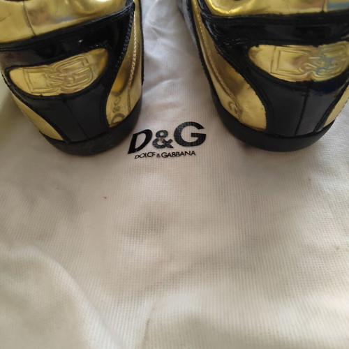 Dolce & Gabbana Sneakers used, size 41, black and gold