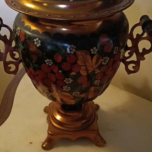 Samovar like new traditional metal water heating vessel
