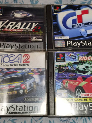 PlayStation 1 used legendary racing games with manuals