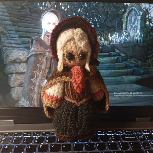 Crochet Plushie The Doll from Bloodborne handmade, new