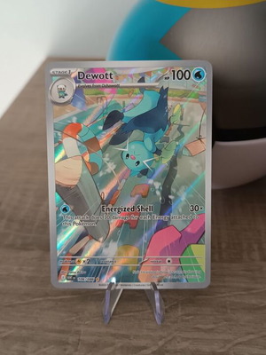Dewott 106/086 Illustration Rare White Flare Pokémon TCG near mint
