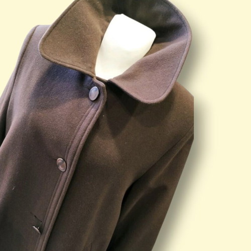 Marielle wool coat like new, brown, size 52