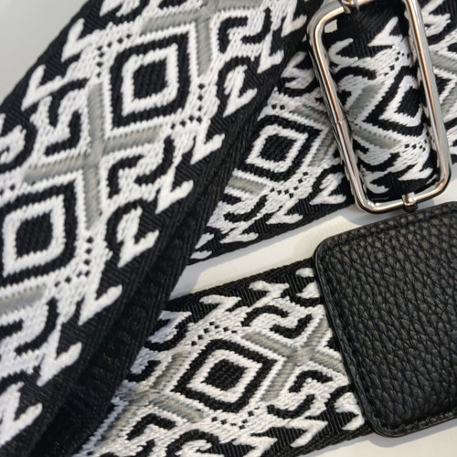 Handbag crossbody black and white new