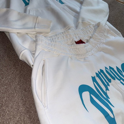 Damaged baby blue set like new