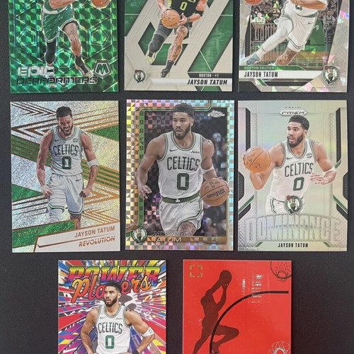 Jayson Tatum Lot of 8 Cards Near Mint Condition