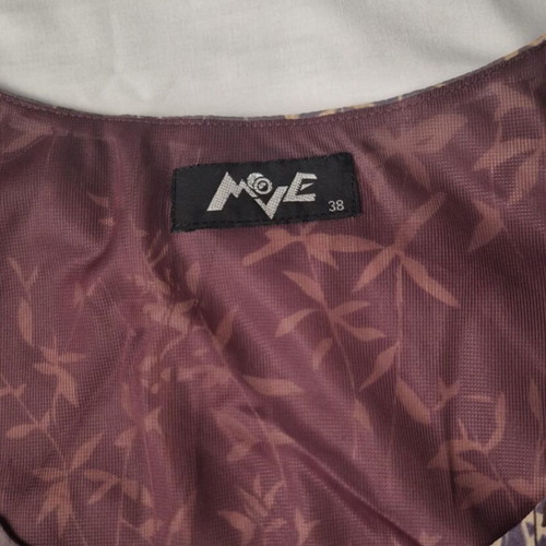 Move Konto dress size 38 like new, purple and beige