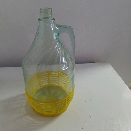 Glass damigiana 5 lt like new
