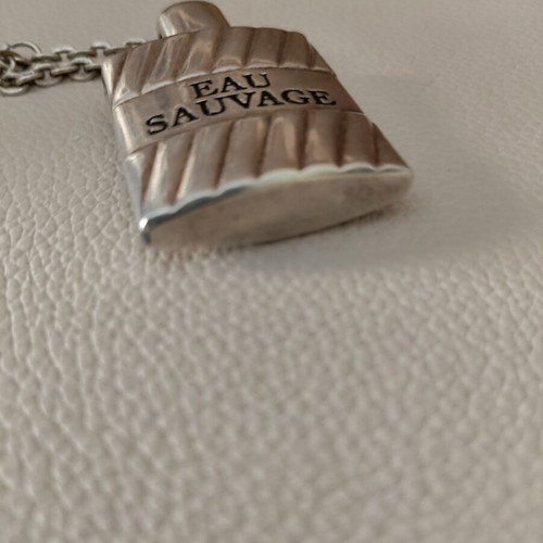 Christian Dior Eau Sauvage vintage bag charm key chain