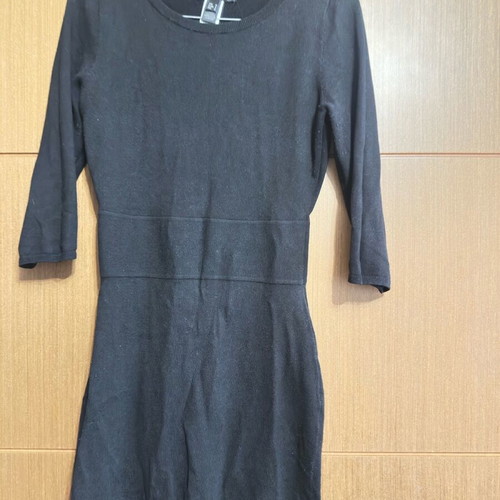 Knitted dress black like new, size M