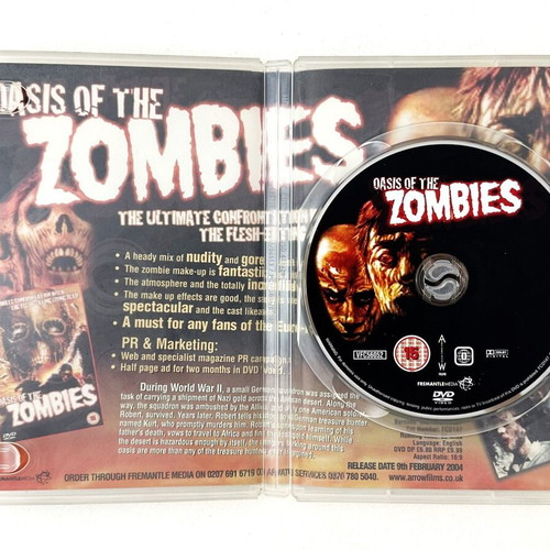 Oasis of the Zombies DVD like new, horror thriller