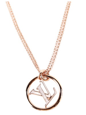 Louis Vuitton μακρύ κολιέ Stellar Mother of Pearl μεταχειρισμένο, χρυσαφί