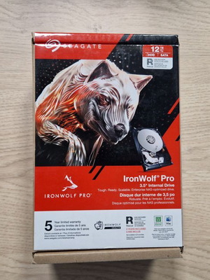 Seagate IronWolf Pro ST12000NT001 12TB 3.5" Internal HDD New