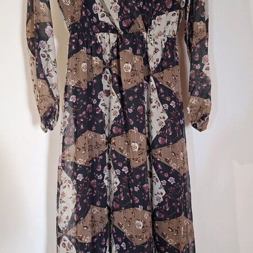 Dress like new in black and purple