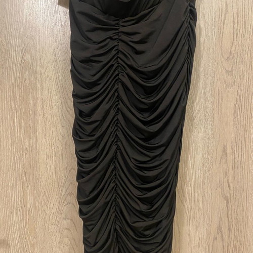 Luna dress Mind Matter new, black, jersey fabric, V neckline