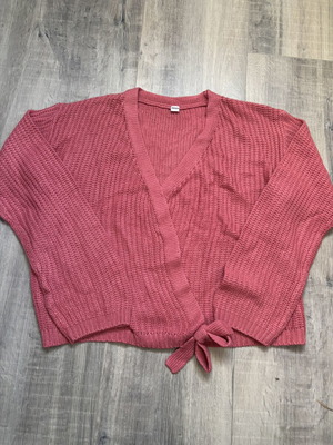 Girls' colorful cardigan sweater
