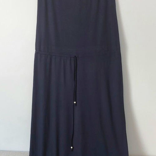 Lynne Maxi Strapless Beach Dress Navy size M/L like new