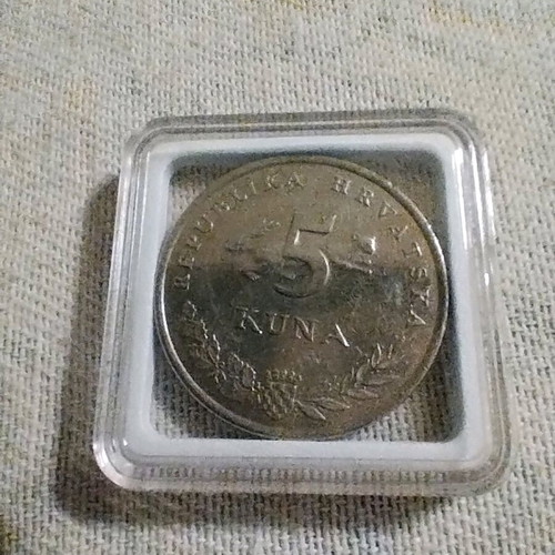 5 Croatian Kuna coin, cupronickel, 2013 and 2017