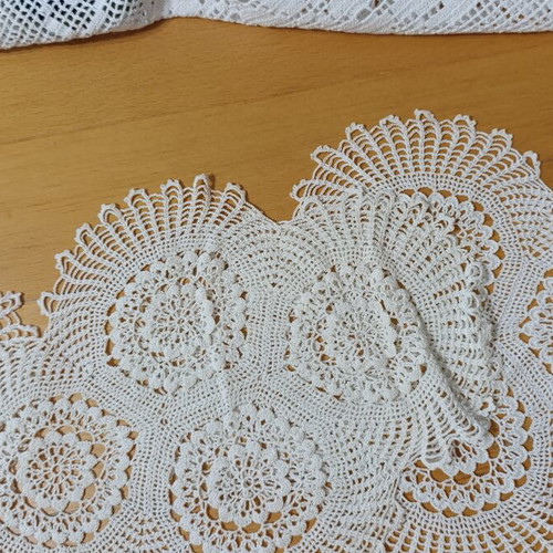 Small crochet doilies set of 3 new handmade