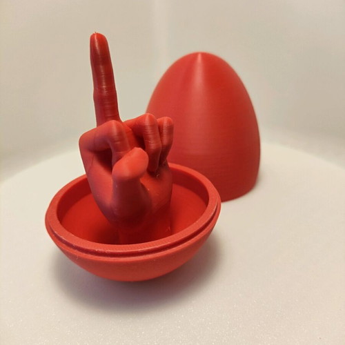 Prank Easter egg new 3d printed, height 8 cm