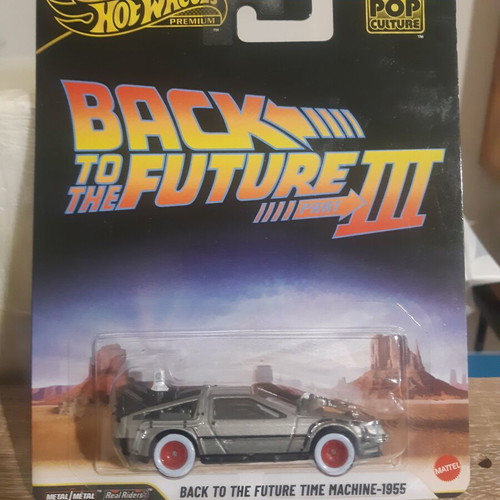 Hot Wheels Back to the Future Time Machine 1955 DMC Delorian new