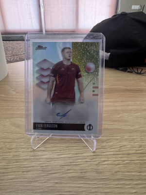Κάρτα με αυτόγραφο Evan Ferguson για Roma, Topps Finest