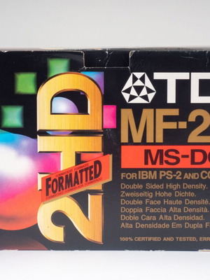 TDK MF-2HD 3.5 Inch Floppy Disks Like New, Pack of 49
