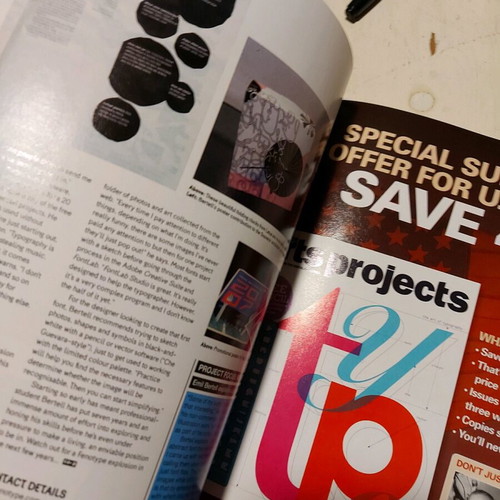 Computer arts projects UK 2007 magazine like new, graphics design, typography, CD