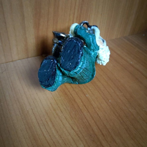 Decorative dog figure with saxophone like new
