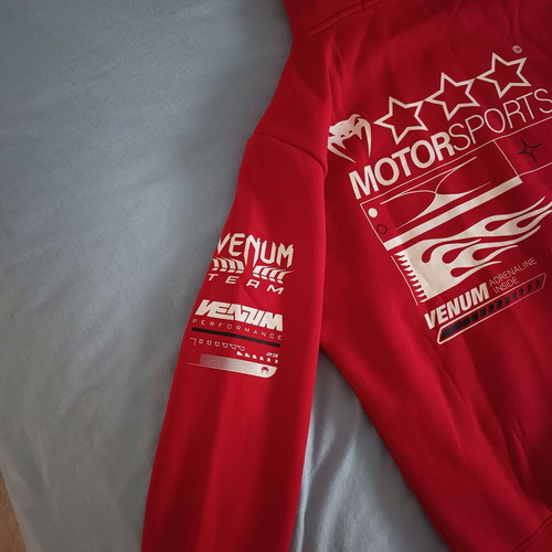 Venum Motorsport Racer Red men's hoodie new