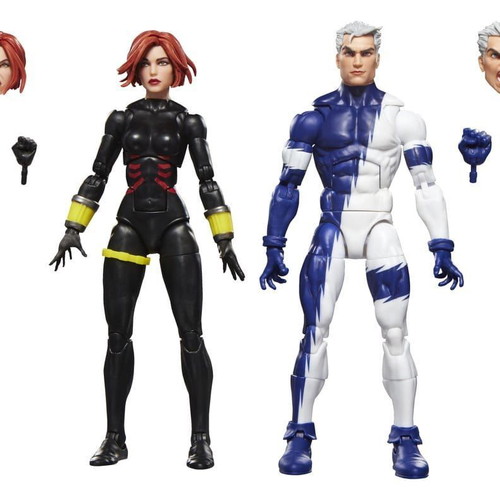 Marvel Legends Avengers Black Widow and Quicksilver 6'' Action Figures Set new