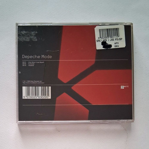 Depeche Mode Only When I Lose Myself CD single used, electronic