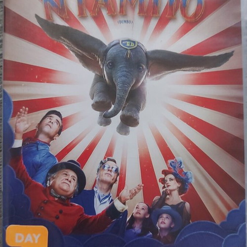 Dumbo 2019 DVD used, dubbed with Greek subtitles