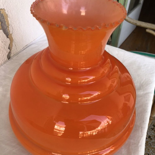 Glass lamp shade Ø28 opaline new