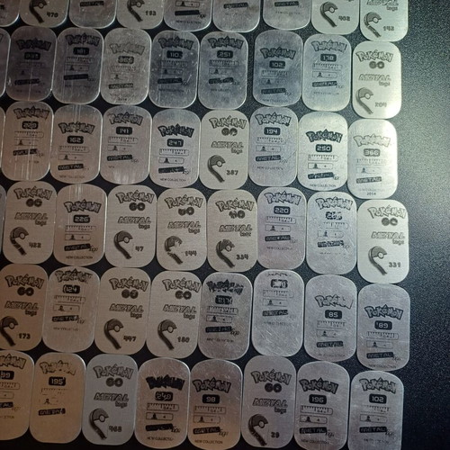 101 Metal Pokemon Tags