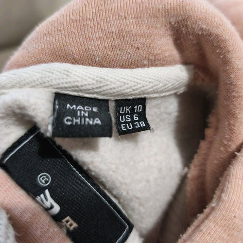 Superdry women's pink hoodie like new no 38