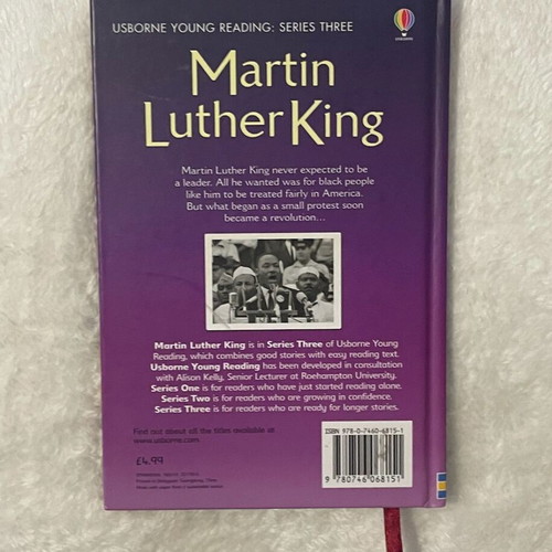 Martin Luther King Usborne Young Reading Series 3 hardback