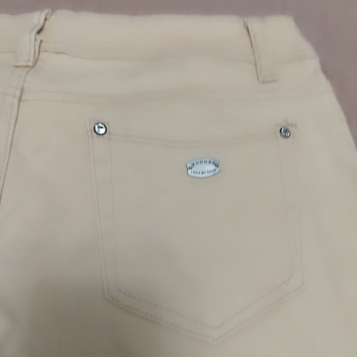Monday Elastic Beige Pants Size 38 Like New