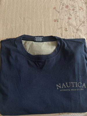 Μπλούζα Nautica μεταχειρισμένη, μπλε, μέγεθος L