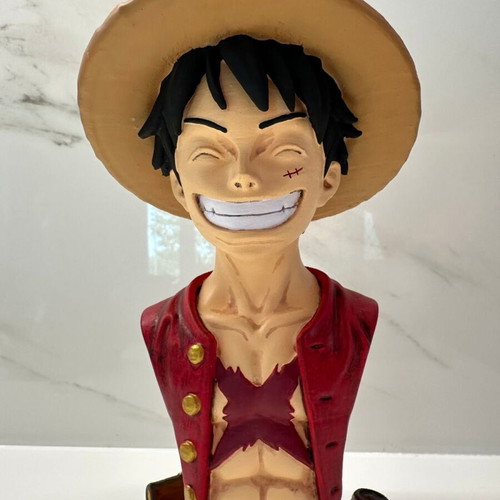 3D Bust Luffy One Piece καινούργιο, χειροποίητο συλλεκτικό