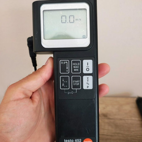 Testo 452 device like new without battery and charger