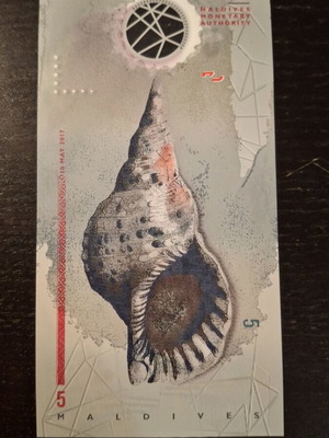 Maldives polymer banknote 2017