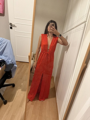 Nadia Rapti Summer Dress like new, size S, red and orange