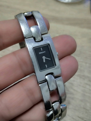 DKNY women's watch used, silver