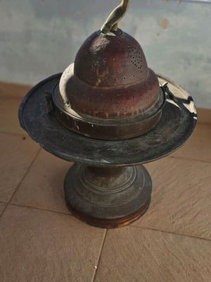 Large handmade mangali used, antique vintage collectible decoration